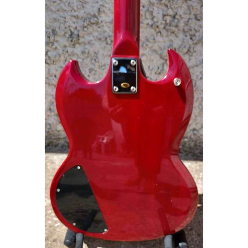 Levin LE61-CH Electric Guitar in High-Glo Cherry - Image 9