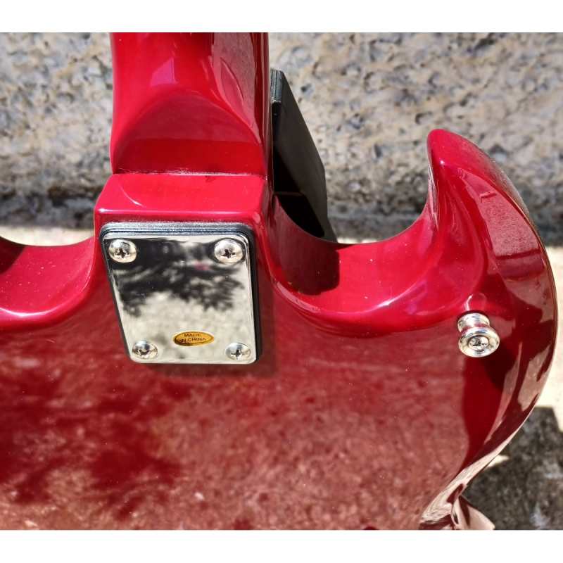 Levin LE61-CH Electric Guitar in High-Glo Cherry - Image 3