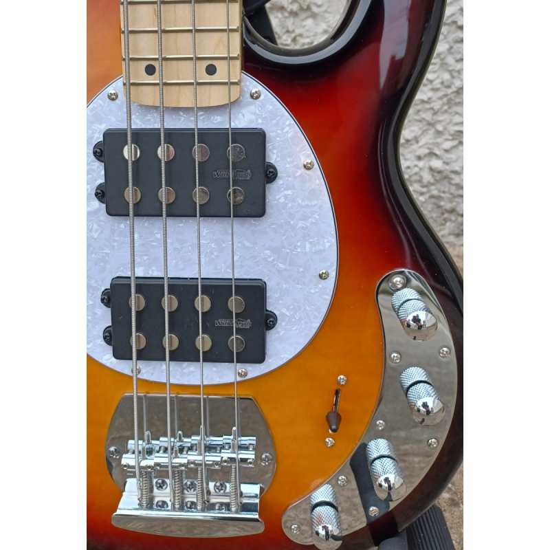 Levin Deluxe LB76-SB Bass Guitar in High-glo Sunburst - Image 5