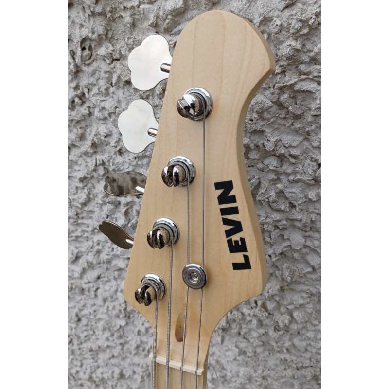 Levin Deluxe LB76-SB Bass Guitar in High-glo Sunburst - Image 4