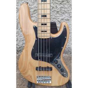 Levin Deluxe LB65-NAT, 5-String Bass Guitar in High-glo Aged Natural