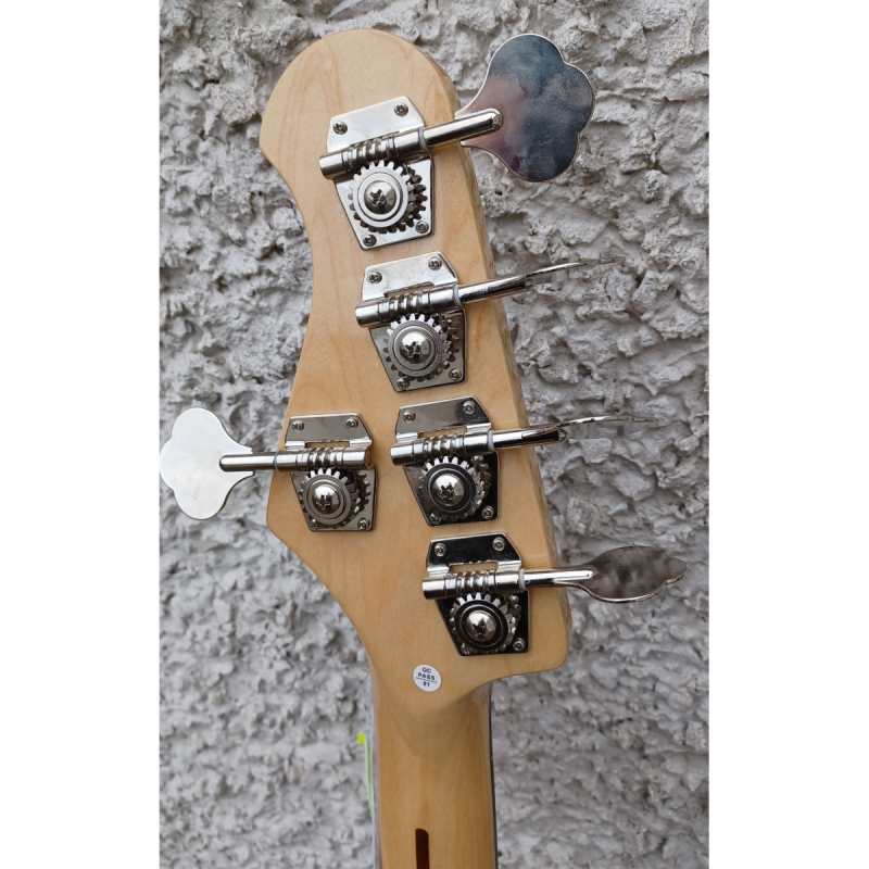 Levin Deluxe LB65-NAT, 5-String Bass Guitar in High-glo Aged Natural - Image 3