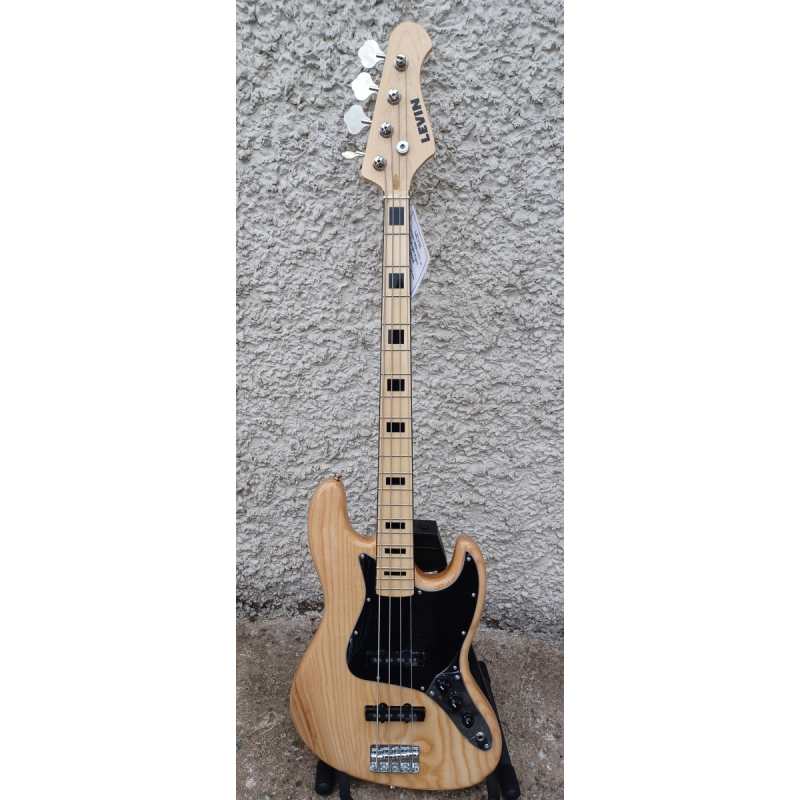 Levin Deluxe LB60-NAT Bass Guitar in High-glo Aged Natural - Image 6