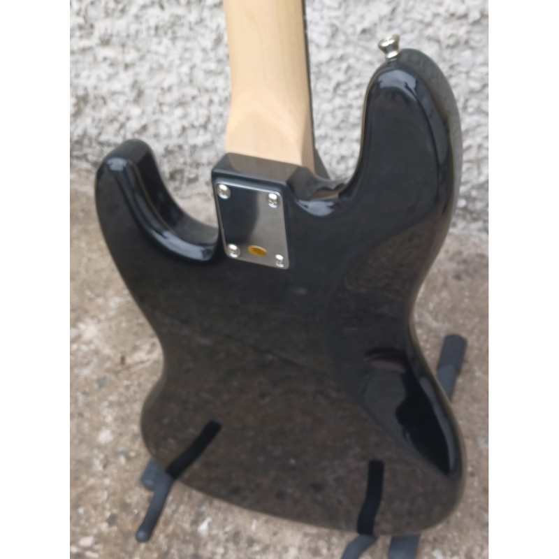 Levin LB60-BK Bass Guitar in High-glo Black - Image 2