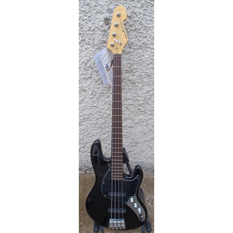 Sandberg Electra TT4 RW Bass Guitar, Black - Image 9