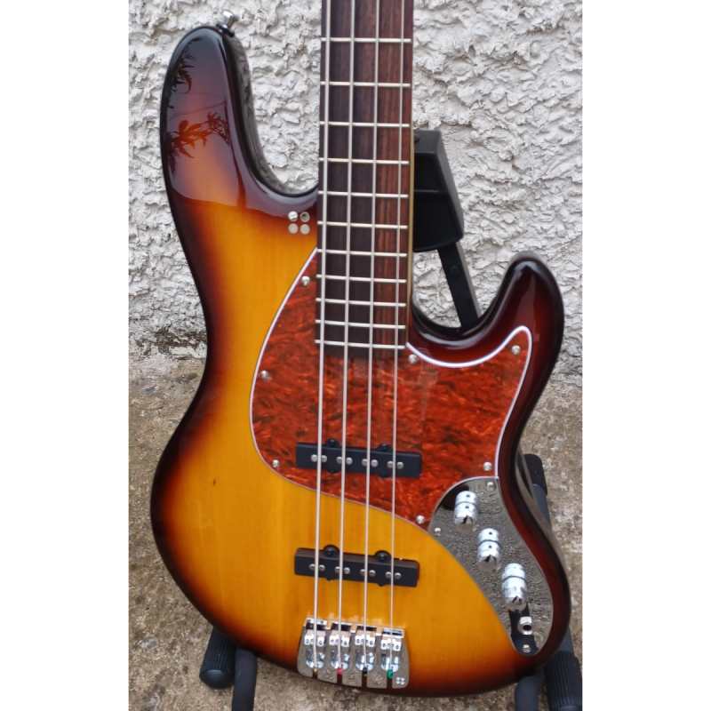 Sandberg Electra TT4 RW Bass Guitar, Sunburst - Image 6