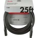 Fender Professional Series Microphone Cable, 25' (7.6M), Black