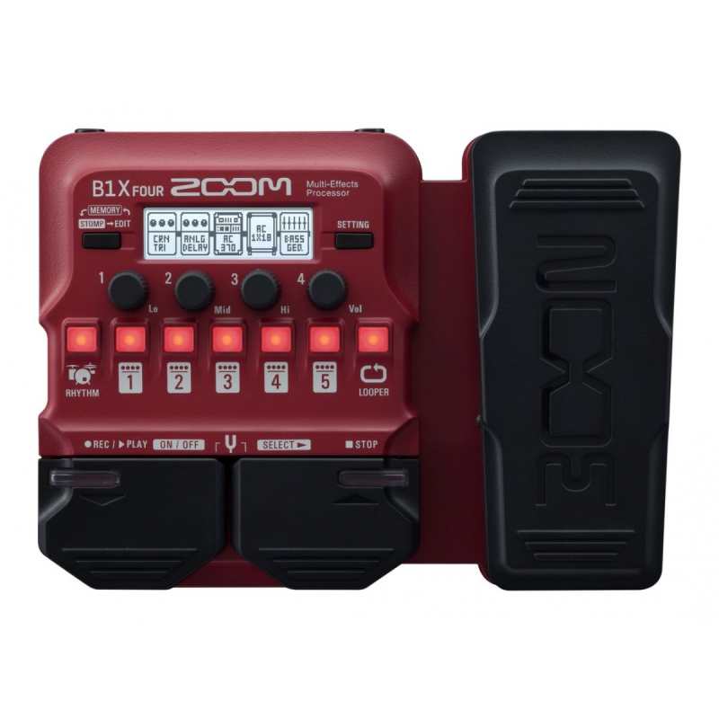 Zoom B1X Bass Multi-Effects Pedal with Expression Pedal