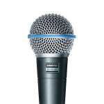 Shure Beta 58A Supercardioid Dynamic Vocal Microphone with Clip & Bag