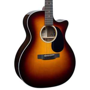 Martin GPC13E Burst Grand Performance Cutaway Electro Acoustic with Soft Shell Case