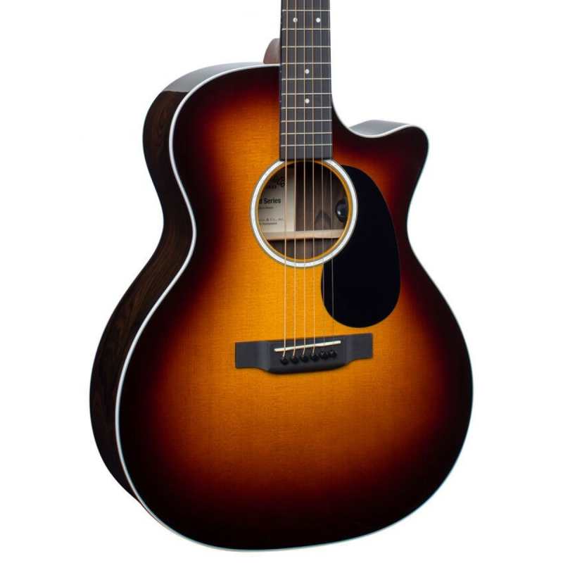 Martin GPC13E Burst Grand Performance Cutaway Electro Acoustic with Soft Shell Case
