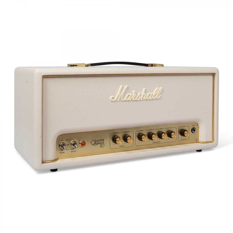 Marshall Limited Edition Origin 20H Guitar Valve Head in Cream with  Switchable Output (20w / 3W / 0.5W) - Image 2