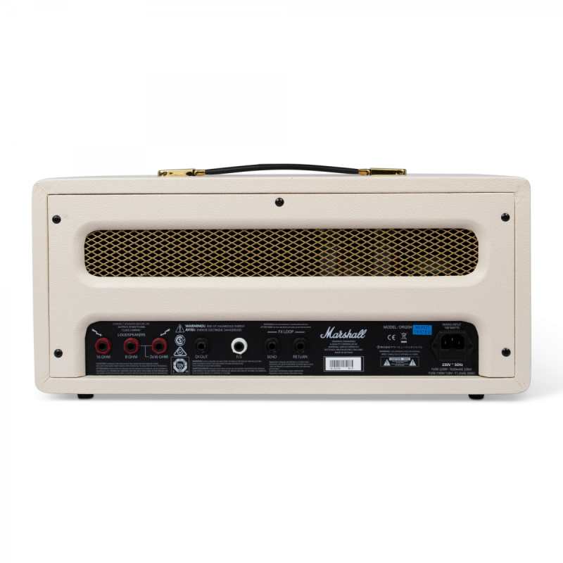 Marshall Limited Edition Origin 20H Guitar Valve Head in Cream with  Switchable Output (20w / 3W / 0.5W) - Image 3