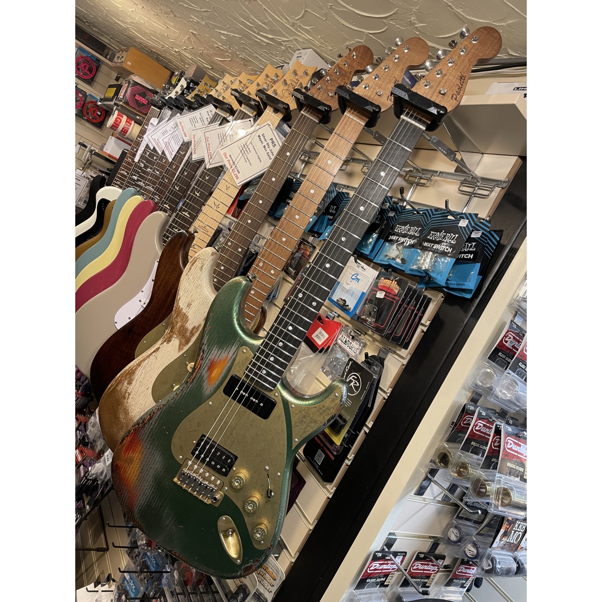 Paoletti Stratospheric Loft HP90 Firemist Green Electric Guitar