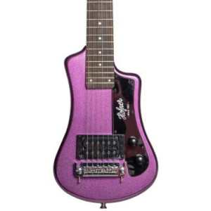 Hofner HCT Shorty Guitar in Purple with Gig Bag (HCTSHPUO)