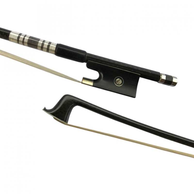 Shindo 400 Series 4/4 Size Woven Carbon Violin Bow with Round Stick (VL.400.WC.R.44)