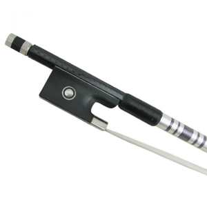 Shindo 400 Series 4/4 Size Woven Carbon Cello Bow with Round Stick (VLC.400.WC.R.44)