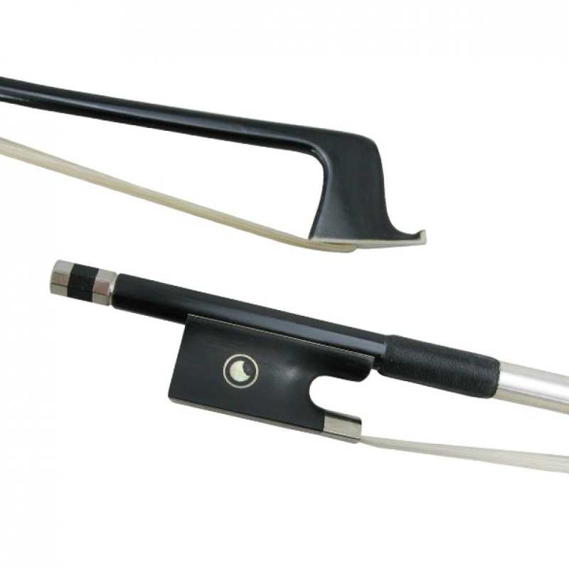 Shindo 200 Series 1/2 Size Plain Carbon Violin Bow with Round Stick (VL.200.PC.R.12)