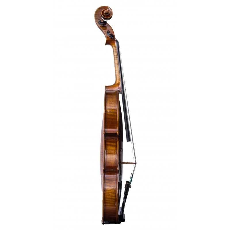 Briggs 122A in Antiqued Varnish with two-piece back [Handmade in 2022 and inspired by the Bartolomeo Giuseppe 'del Gesu' Guarneri 'Lord Wilton' violin of 1742] - Image 8
