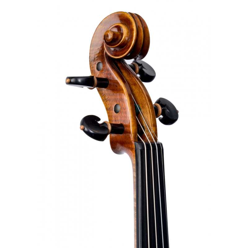 Briggs 122A in Antiqued Varnish with two-piece back [Handmade in 2022 and inspired by the Bartolomeo Giuseppe 'del Gesu' Guarneri 'Lord Wilton' violin of 1742] - Image 9