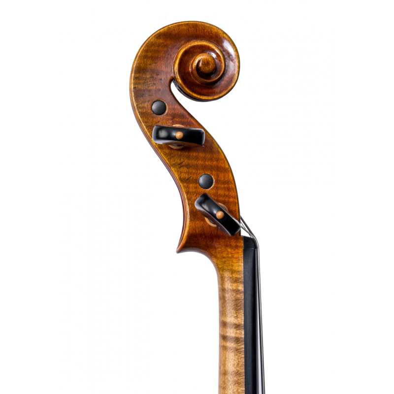 Briggs 122A in Antiqued Varnish with two-piece back [Handmade in 2022 and inspired by the Bartolomeo Giuseppe 'del Gesu' Guarneri 'Lord Wilton' violin of 1742] - Image 12