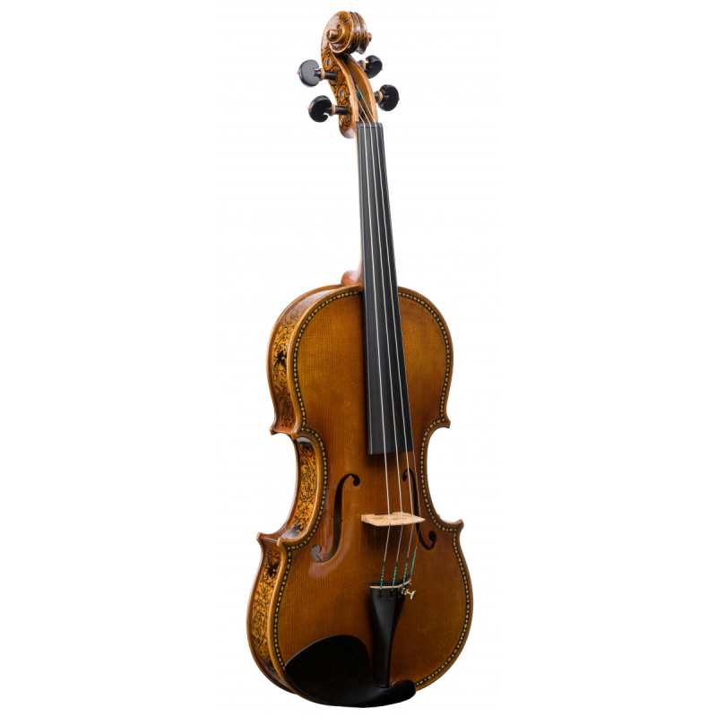 Briggs 119I Violin in Antiqued Varnish with one-piece back [Handmade in 2022 and inspired by the inlaid Antonio Stradivari 'Greffuhle' violin of 1709]