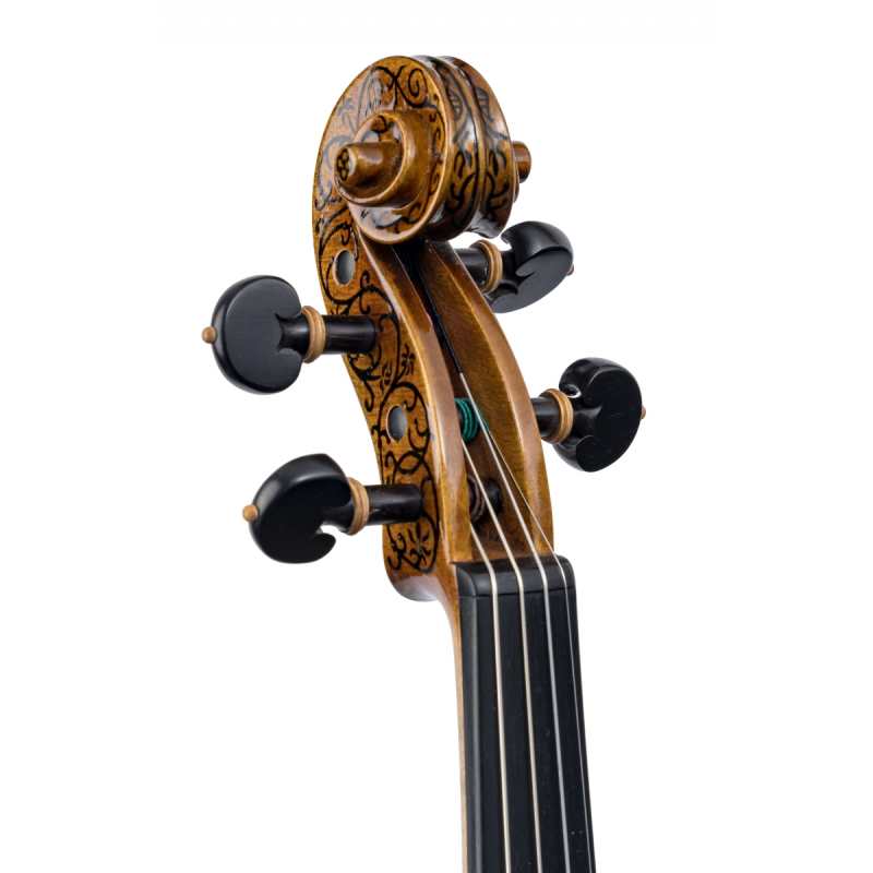 Briggs 119I Violin in Antiqued Varnish with one-piece back [Handmade in 2022 and inspired by the inlaid Antonio Stradivari 'Greffuhle' violin of 1709] - Image 3