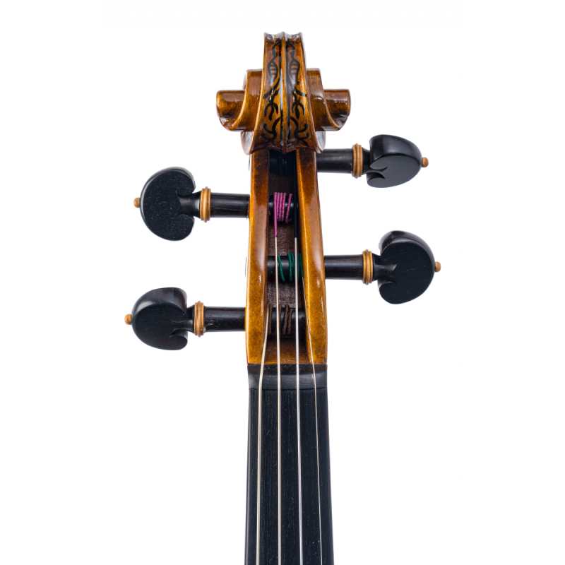 Briggs 119I Violin in Antiqued Varnish with one-piece back [Handmade in 2022 and inspired by the inlaid Antonio Stradivari 'Greffuhle' violin of 1709] - Image 11
