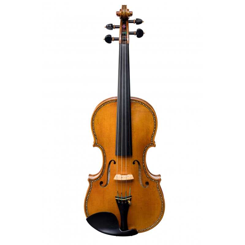 Briggs 118I Violin in Antiqued Varnish with one-piece back [Handmade in 2022 and inspired by the inlaid Antonio Stradivari 'Le Lever du Soleil' (The Sunrise) violin of 1677] - Image 10