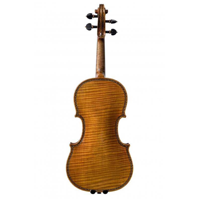 Briggs 118I Violin in Antiqued Varnish with one-piece back [Handmade in 2022 and inspired by the inlaid Antonio Stradivari 'Le Lever du Soleil' (The Sunrise) violin of 1677] - Image 6