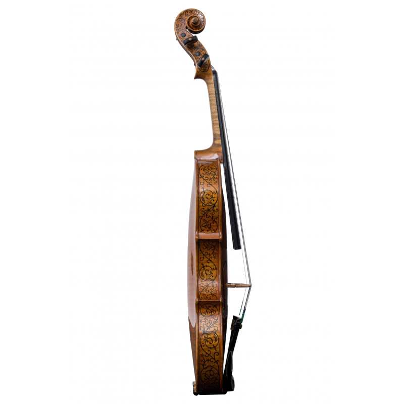Briggs 118I Violin in Antiqued Varnish with one-piece back [Handmade in 2022 and inspired by the inlaid Antonio Stradivari 'Le Lever du Soleil' (The Sunrise) violin of 1677] - Image 12