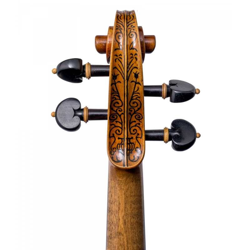 Briggs 118I Violin in Antiqued Varnish with one-piece back [Handmade in 2022 and inspired by the inlaid Antonio Stradivari 'Le Lever du Soleil' (The Sunrise) violin of 1677] - Image 9