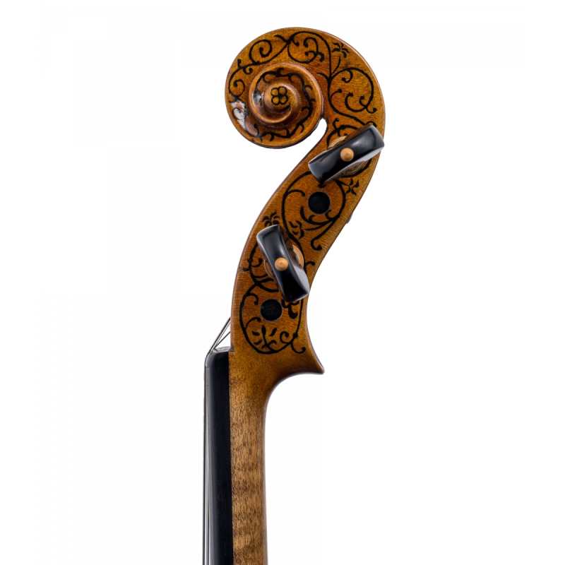 Briggs 118I Violin in Antiqued Varnish with one-piece back [Handmade in 2022 and inspired by the inlaid Antonio Stradivari 'Le Lever du Soleil' (The Sunrise) violin of 1677] - Image 3