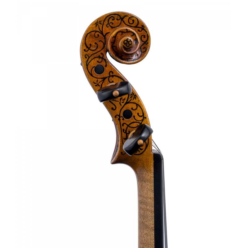 Briggs 118I Violin in Antiqued Varnish with one-piece back [Handmade in 2022 and inspired by the inlaid Antonio Stradivari 'Le Lever du Soleil' (The Sunrise) violin of 1677] - Image 11