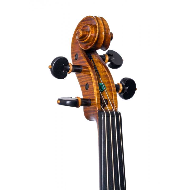 Briggs 121A Violin in Antiqued Varnish with one-piece back [Handmade in 2022 and inspired by the Bartolomeo Giuseppe 'del Gesu' Guarneri 'Lord Wilton' violin of 1742] - Image 11