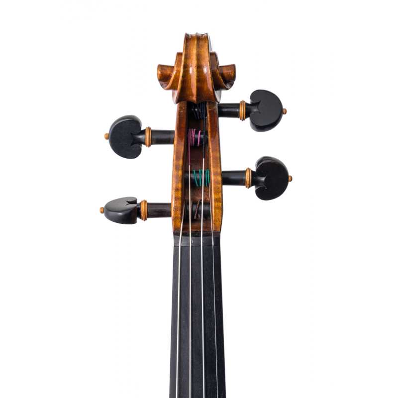 Briggs 121A Violin in Antiqued Varnish with one-piece back [Handmade in 2022 and inspired by the Bartolomeo Giuseppe 'del Gesu' Guarneri 'Lord Wilton' violin of 1742] - Image 6