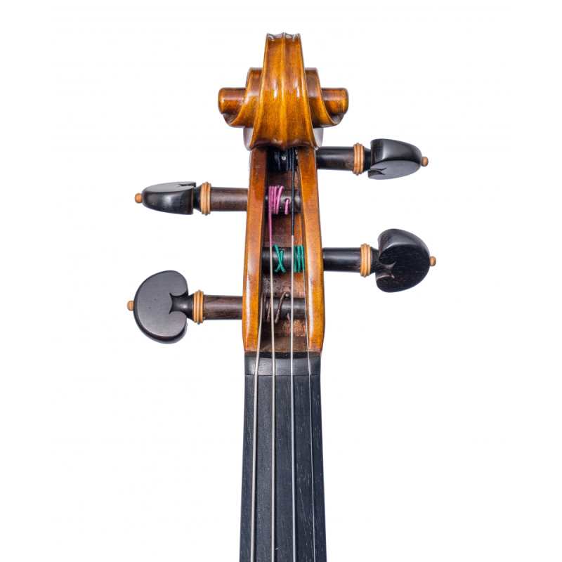 Briggs 112A Violin in Antiqued Varnish with two-piece back [Handmade in 2022 and inspired by an Antonio Stradivari pattern violin of 1728] - Image 10