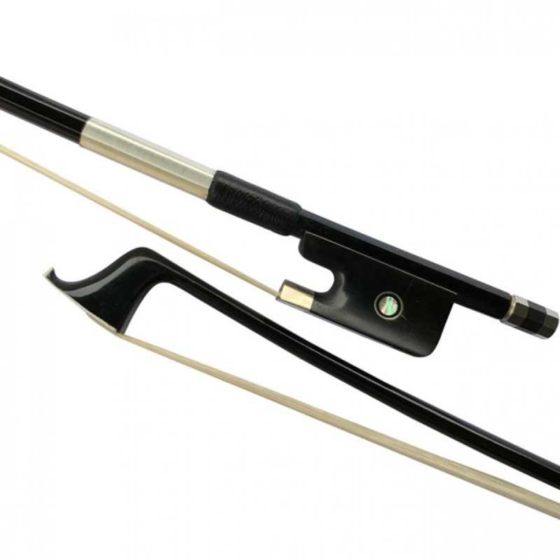 Shindo 200 Series 3/4 Size Plain Carbon Cello Bow with Round Stick (VLC.200.PC.R.34)