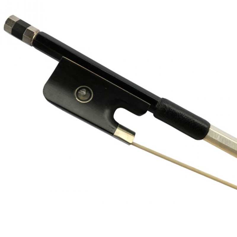 Shindo 200 Series 3/4 Size Plain Carbon Cello Bow with Round Stick (VLC.200.PC.R.34) - Image 3