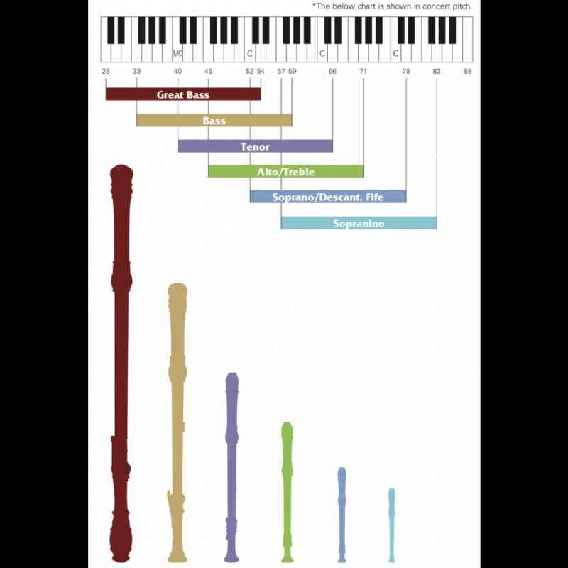 Yamaha YRB-61 Maple Bass Recorder with Hardcase [YRB61] - Image 3