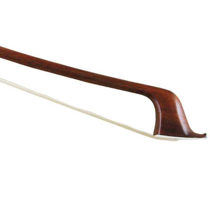 Shindo 600 Series Carbon with Pernambuco Vaneer German Style 3/4 Size Double Bass Bow with Round Stick and Foam Bow Case (CBG.600.CP.R.34) - Image 3