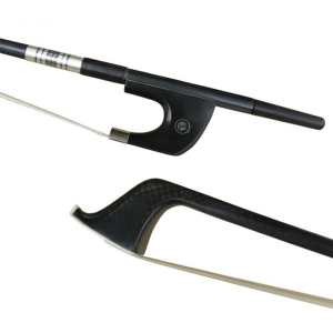 Shindo 400 Series Woven Carbon German Style 3/4 Size Double Bass Bow with Round Stick (CBG.400.WC.R.34)