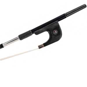 Shindo 200 Series Plain Carbon German Style 3/4 Size Double Bass Bow with Round Stick (CBG.200.PC.R.34)