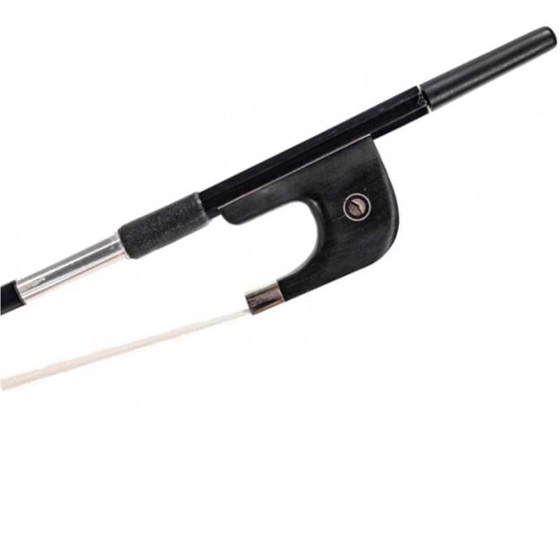 Shindo 200 Series Plain Carbon German Style 3/4 Size Double Bass Bow with Round Stick (CBG.200.PC.R.34)