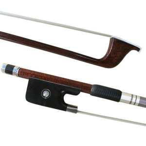 Shindo 600 Series 4/4 Size Carbon with Pernambuco Vaneer Cello Bow with Round Stick and Foam Bow Case (VLC.600.CP.R.44)