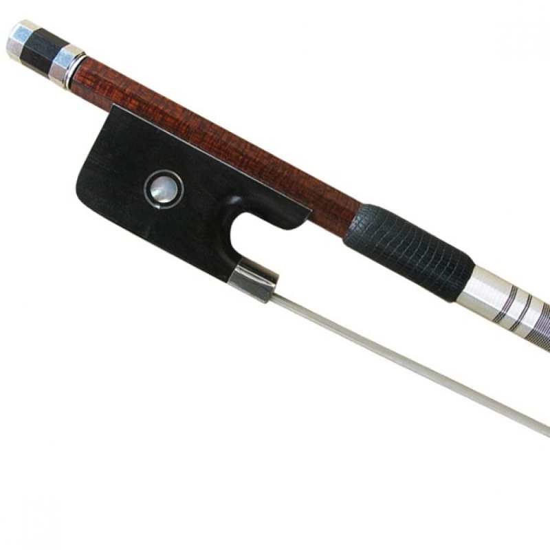 Shindo 600 Series 4/4 Size Carbon with Pernambuco Vaneer Cello Bow with Round Stick and Foam Bow Case (VLC.600.CP.R.44) - Image 4