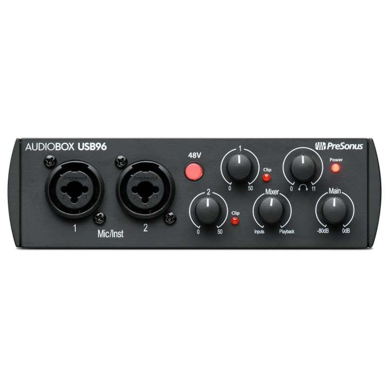 PreSonus AudioBox Usb 96 - Audio Interface, 25th Anniversary (BLACK)