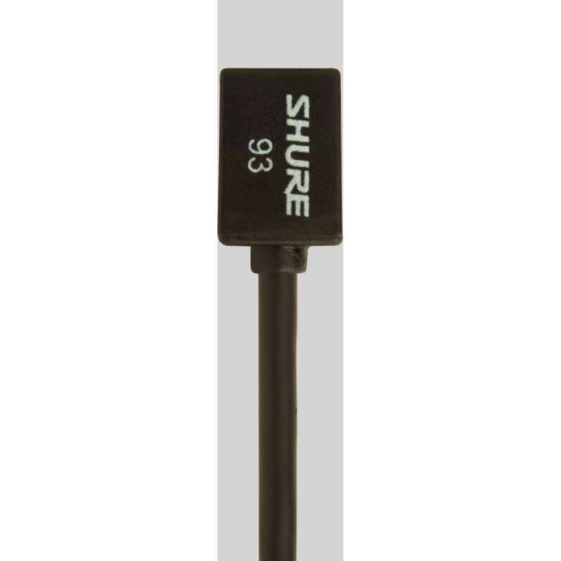 Shure WL93 Black Miniature Lavalier Microphone - Image 2