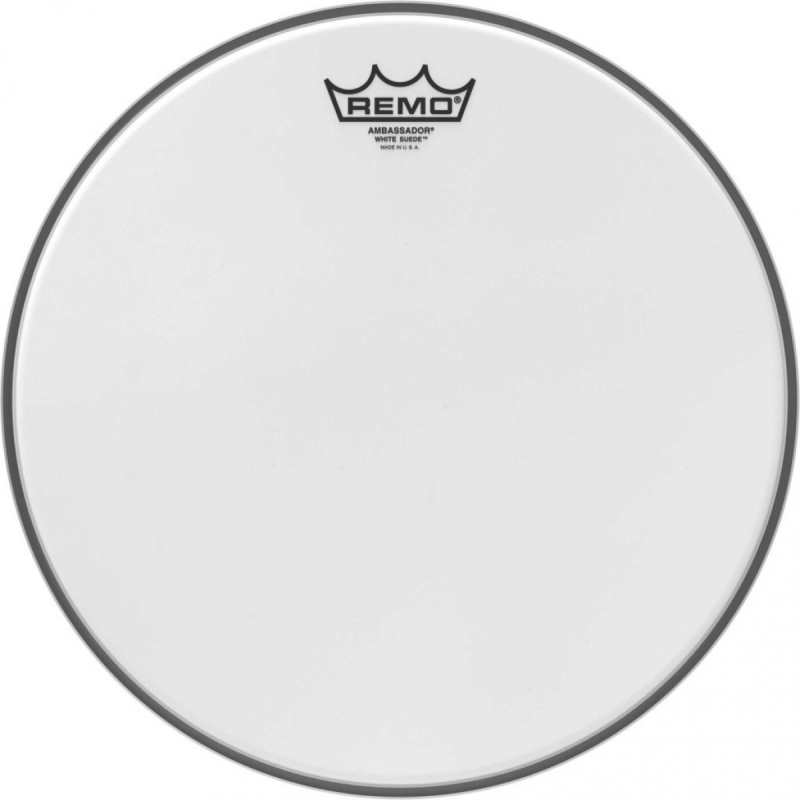 Remo Ambassador 13" White Suede Batter Top Head (BA0813WS)