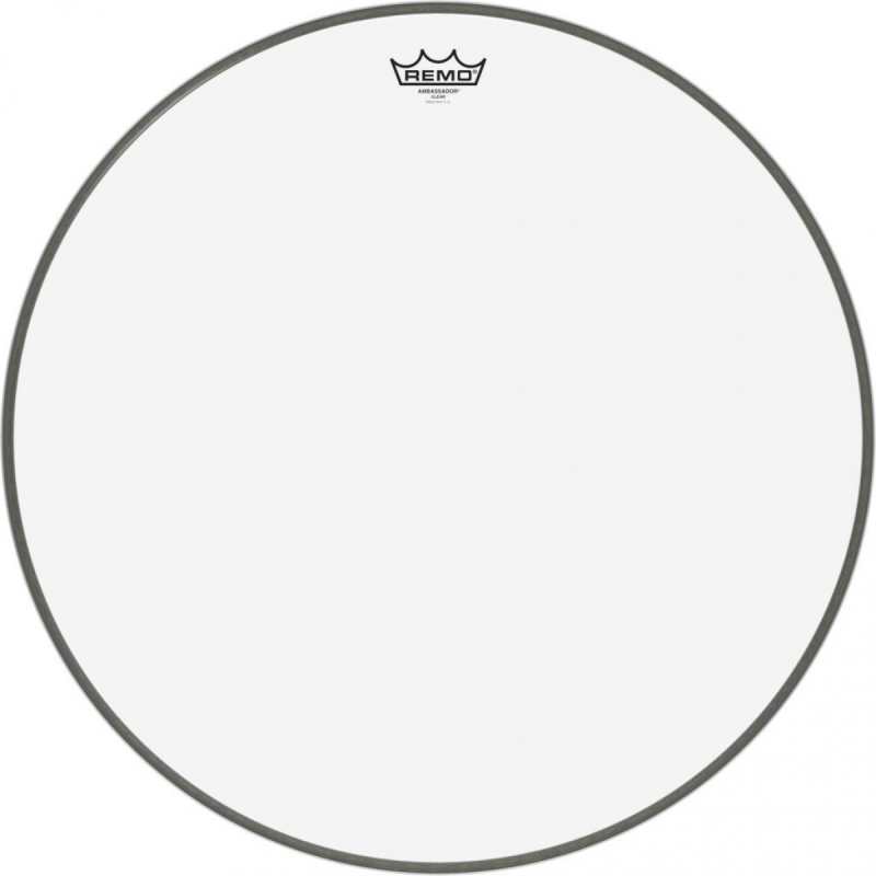 Remo Ambassador 22" Clear Bass Drum Head (BR132200)